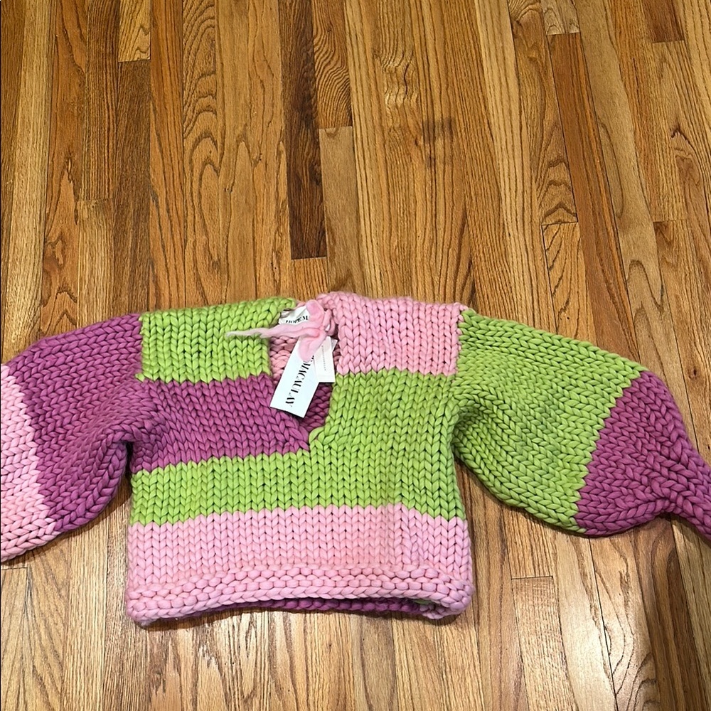 NWT Hope Macauley Hand knit sweater S/M